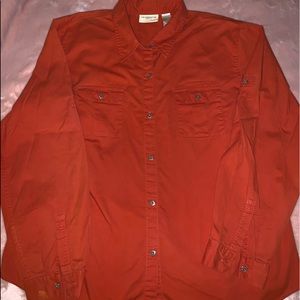 Burnt Orange Lizsport button up
